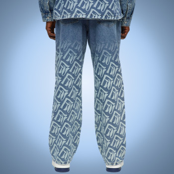 Custom Printing Cotton Denim Two Piece Set | 2 Piece Denim Pants and Jacket Set | Streetwear Manufacturer