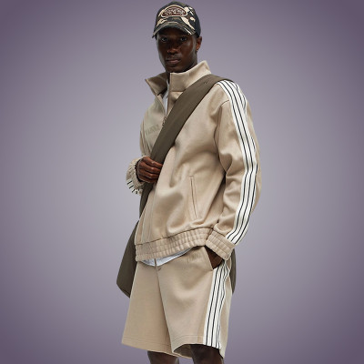 Custom Cotton Shorts and Zip up Jacket Tracksuit Set | Stylish Streetwear | Streetwear Manufacturer