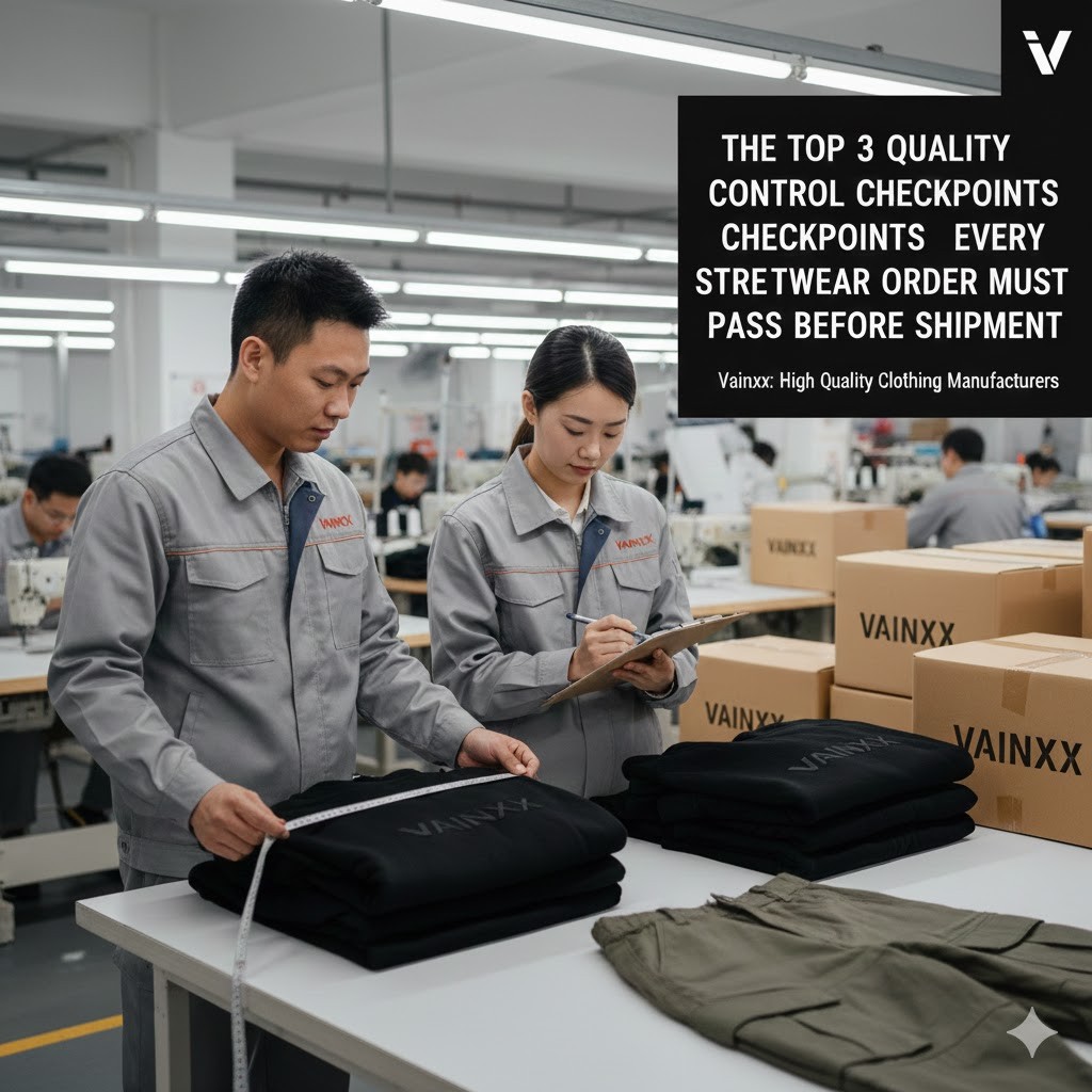 The TOP 3 Quality Control Checkpoints Every Streetwear Order Must Pass Before Shipment