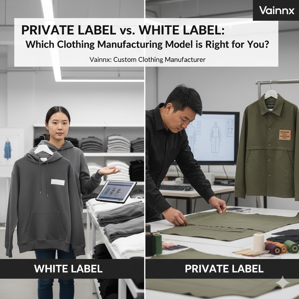 Private Label vs. White Label: Which Clothing Manufacturing Model is Right for You?