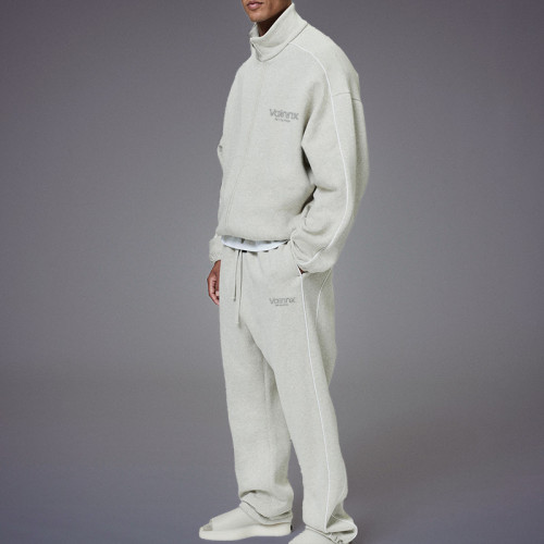 Custom Zip Up Logo Sweatsuits | Mens Designer Tracksuits | Streetwear Clothing Manufacturer