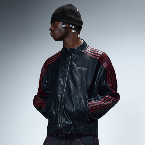 Custom Leather Jacket | Fashion Bomber Suit | OEM ODM Streetwear Apparel Manufacturers