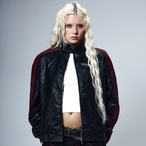 Custom Leather Jacket | Fashion Bomber Suit | OEM ODM Streetwear Apparel Manufacturers