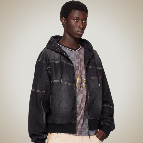 Cotton Logo Full Zip Hoodies | Design Your Hoodie| High Quality Custom Streetwear Manufacturer