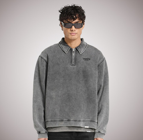 Custom Personalized Washed Sweatshirts | Vintage Streetwear | Vintage Sweatshirt Manufacturer