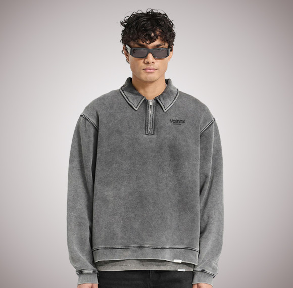 Custom Personalized Washed Sweatshirts | Vintage Streetwear | Vintage Sweatshirt Manufacturer