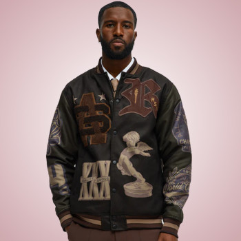 Custom Varsity Jacket | Embroidery Logo Leather Jacket | Men's Casual Jacket