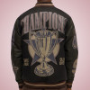 Custom Varsity Jacket | Embroidery Logo Leather Jacket | Men's Casual Jacket