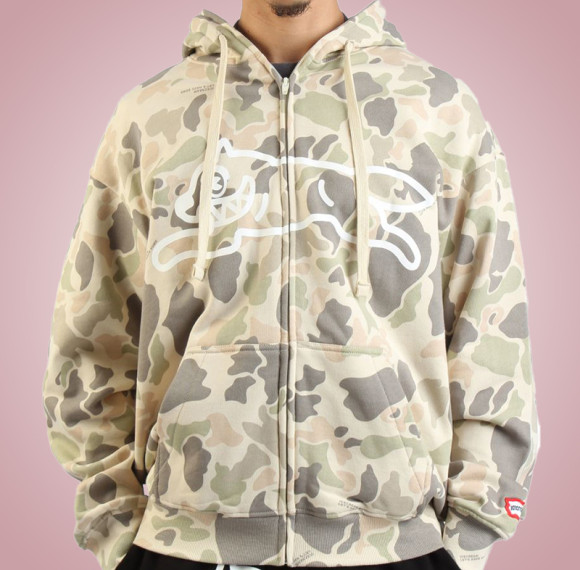 Custom 100% Cotton Hoodie | Vintage Zip-up Hoodie | Streetwear Hoodie Manufacturer | Camouflage Hoodie