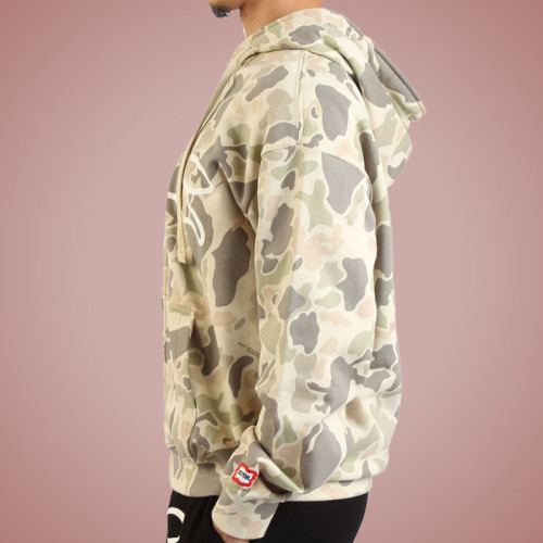 Custom 100% Cotton Hoodie | Vintage Zip-up Hoodie | Streetwear Hoodie Manufacturer | Camouflage Hoodie