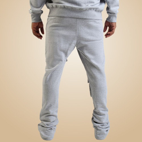 Custom Men's Sweatpants | Custom Logo Jogger Pants | Multi-pocket Stacked Pants | Streetwear supplier