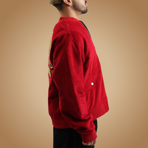 Custom Embroidered Design Jacket | Men's Varsity Baseball Jacket | OEM ODM Jacket Manufacturer