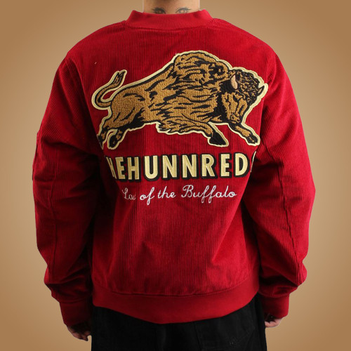 Custom Embroidered Design Jacket | Men's Varsity Baseball Jacket | OEM ODM Jacket Manufacturer