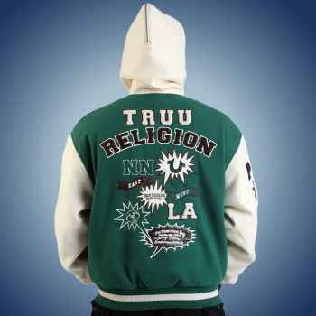 Custom High Quality Baseball Jacket | Oversize Vintage Jacket | Personalized Hooded Varsity Jacket