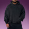 Custom 100% Cotton Hoodie | Oversized Acid Wash Black Hoodie | Streetwear Hoodie Manufacturer