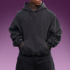 Custom 100% Cotton Hoodie | Oversized Acid Wash Black Hoodie | Streetwear Hoodie Manufacturer