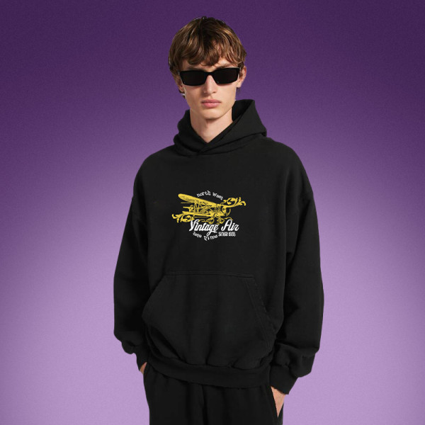 Custom Graphics Print Hoodie | Oversized Causal Hoodie | Cotton Vintage Hoodie