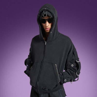 Custom Zipper Hoodie | Oversized Causal Hoodie | Streetwear 100% Cotton Hoodie