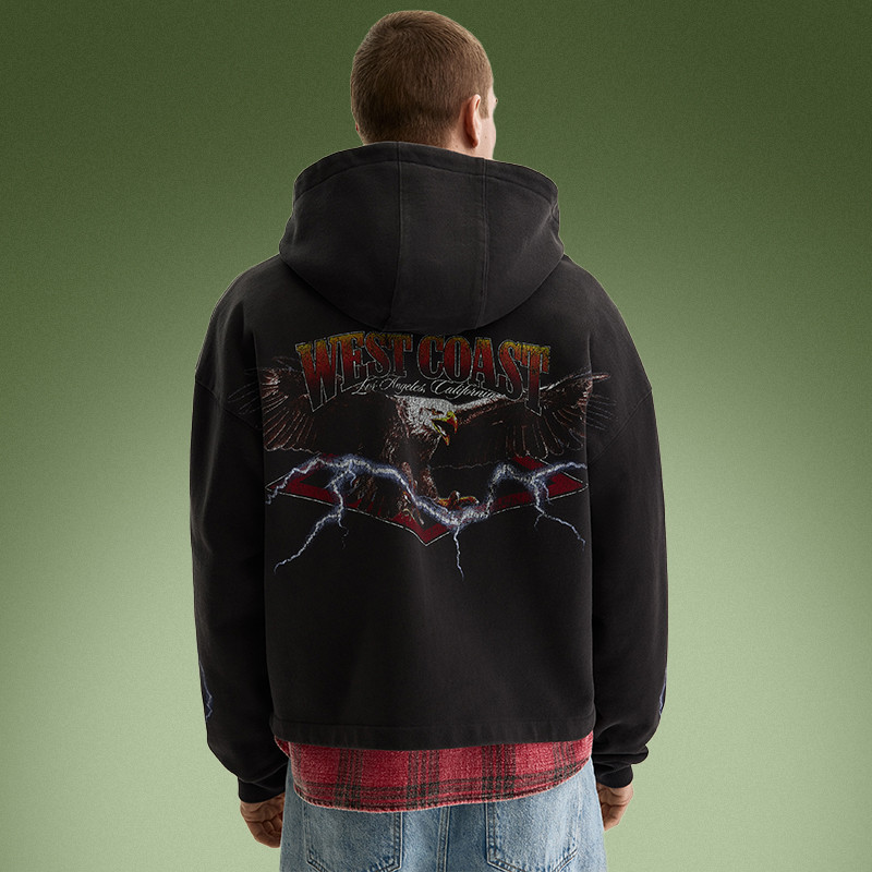 Sun Faded Vintage Hoodie