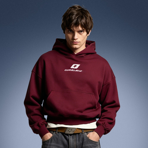 Custom Crop Fit Hoodie | Oversize Heavyweight Hoodie | 100%Cotton DTG Print Hoodie