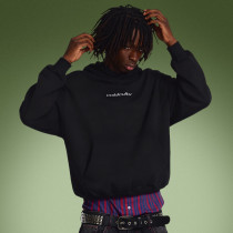 Custom 100% Cotton Hoodie | Oversized Streetwear Black Hoodie | Streetwear Hoodie Manufacturer
