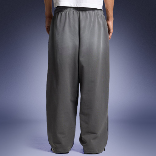 Acid Wash High Quality Pants | Custom Screen Printed Logo | Solid Color Straight Leg Pants