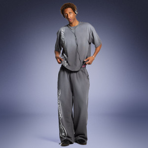 Acid Wash High Quality Pants | Custom Screen Printed Logo | Solid Color Straight Leg Pants