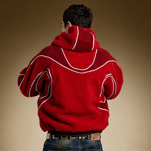 OEM Organic Cotton Jacket | Custom Sherpa Teddy Fleece Jacket | Winter Windproof Zipper Coat