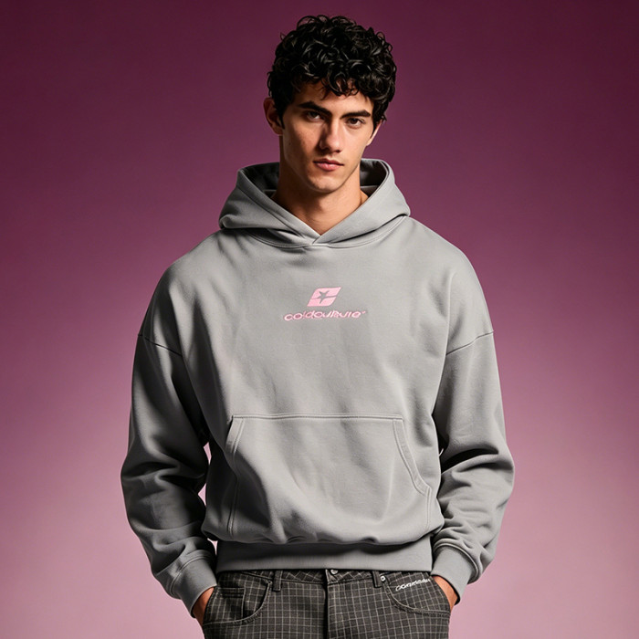 Custom 100% Cotton Hoodie | Casual Sports Solid Color Hoodie | Boxy Screen Print Hoodie