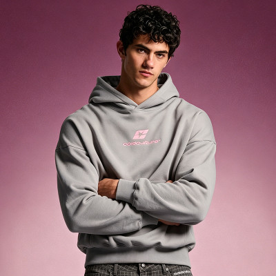 Custom 100% Cotton Hoodie | Casual Sports Solid Color Hoodie | Boxy Screen Print Hoodie