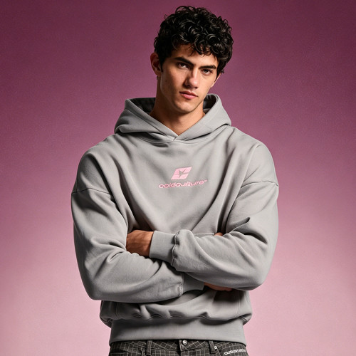 Custom 100% Cotton Hoodie | Casual Sports Solid Color Hoodie | Boxy Screen Print Hoodie