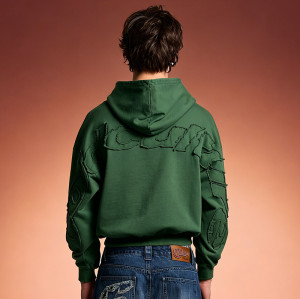 Manufacturer Custom Logo Hoodie | Vintage Heavyweight Solid Color Hoodie | Streetwear Supplier