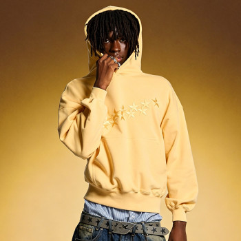 Custom Drop Shoulder Oversize Hoodie | Solid Color Embroidery Hoodie | Streetwear Hoodies for Men