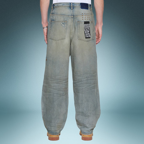 Cotton Washed Mens Straight Leg Jeans |OEM ODM Denim Jeans Supplier | Custom Jeans Manufacturer