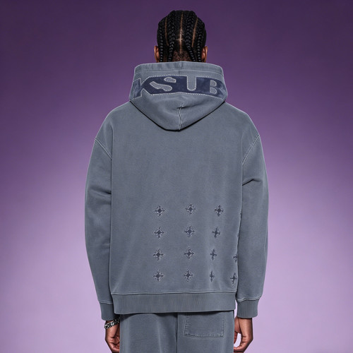 Custom French Terry Hoodie | Oversize Heavyweight Hoodie | Designer Embroidery Hoodie