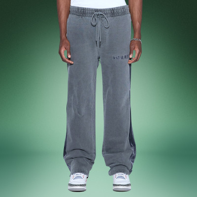 Custom Men's French Terry sweatpants | Vintage Casual Heavyweight pants | Baggy Wide-leg Pants