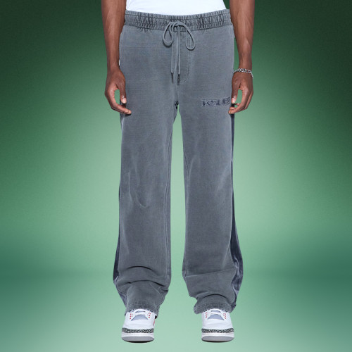 Custom Men's French Terry sweatpants | Vintage Casual Heavyweight pants | Baggy Wide-leg Pants