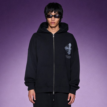 Custom Digital Print Graphic Sweatshirt | Vintage Casual Zipper Hoodie |  500Gsm Oversized Hoodie