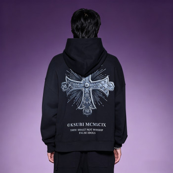 Custom Digital Print Graphic Sweatshirt | Vintage Casual Zipper Hoodie |  500Gsm Oversized Hoodie