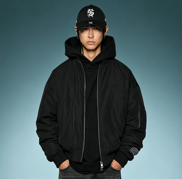 Custom High Quality Windbreak Jacket | OEM Streetwear Manufacturer | Baseball Jacket For Men
