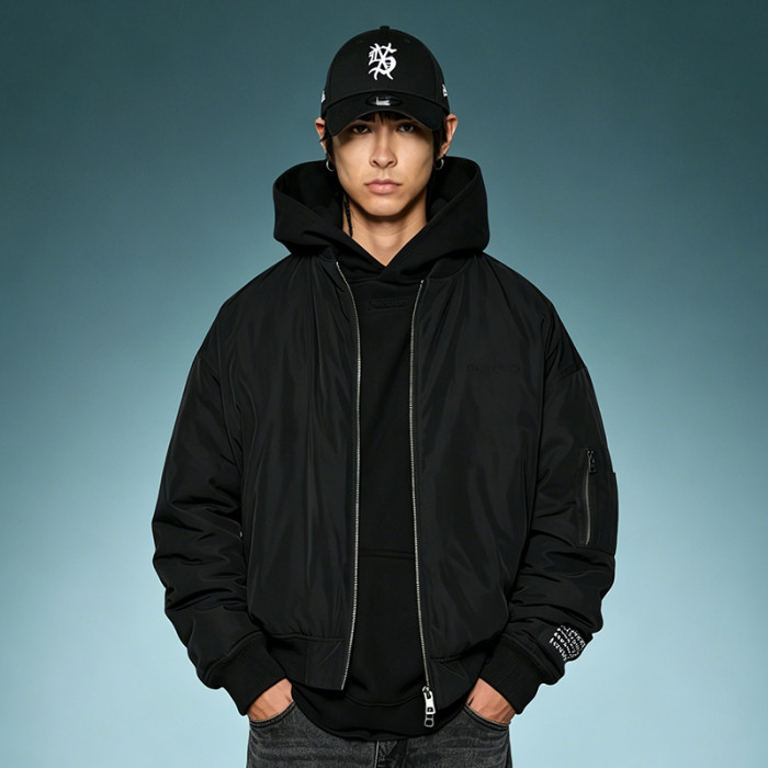 Custom High Quality Windbreak Jacket | OEM Streetwear Manufacturer | Baseball Jacket For Men