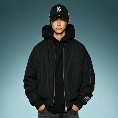 Custom High Quality Windbreak Jacket | OEM Streetwear Manufacturer | Baseball Jacket For Men