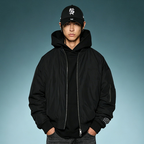 Custom High Quality Windbreak Jacket | OEM Streetwear Manufacturer | Baseball Jacket For Men