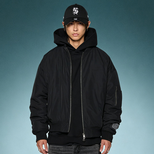Custom High Quality Windbreak Jacket | OEM Streetwear Manufacturer | Baseball Jacket For Men