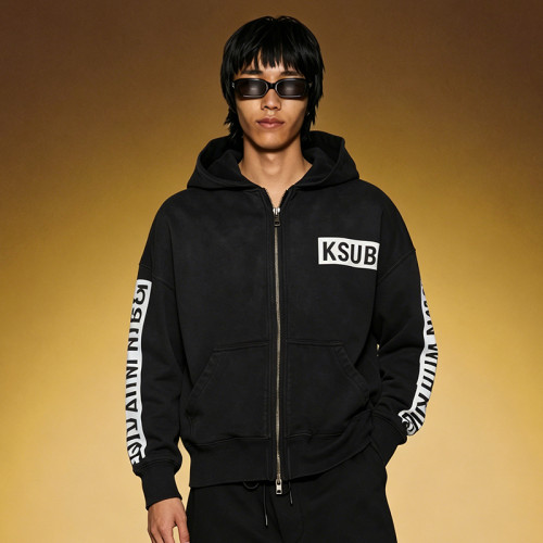 Heavyweight Cotton Zip Hoodie | Designer Screen Print Hoodie | High Quality Custom Streetwear Manufacturer