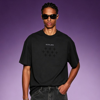 Custom Acid Washed Distressed T-shirt | Heavyweight Boxy Men's T-shirt | DTG Print T-Shirt