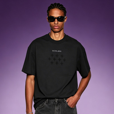 Custom Acid Washed Distressed T-shirt | Heavyweight Boxy Men's T-shirt | DTG Print T-Shirt