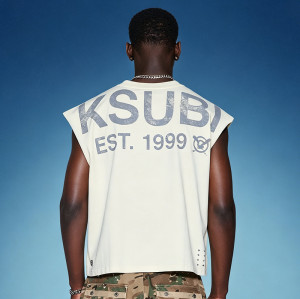 Custom DTG Print Logo T-shirt | High Quality Vest Manufacturer | Streetwear Casual Sleeveless T-shirt