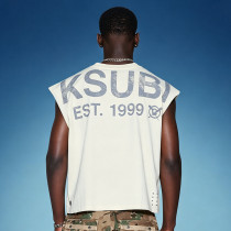 Custom DTG Print Logo T-shirt | High Quality Vest Manufacturer | Streetwear Casual Sleeveless T-shirt