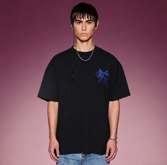 Custom High Quality 100% Cotton T-Shirt | Heavyweight DTG Print Tee | Baggy Casual T-shirt